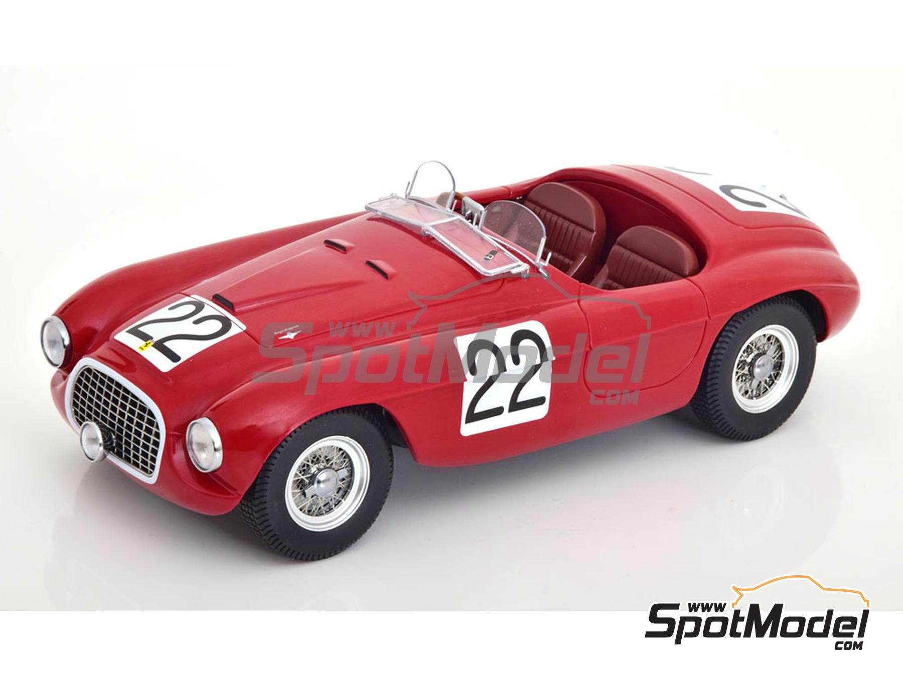 Amazon | KK scale 1/18 Ferrari 166 MM 1949 レッド ダイ